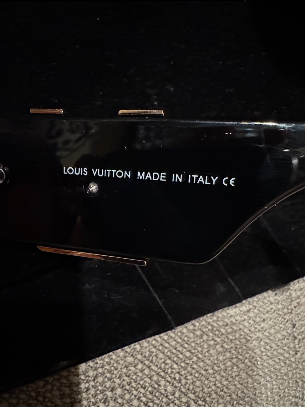 Louis VuittonTortoiseshell Frames Black Arms Cat-Eye Sunglasses - Picture 6 of 7